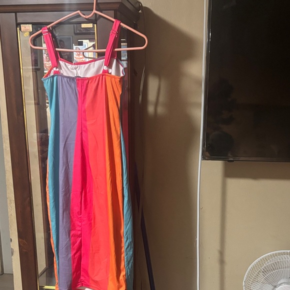 Colorful Striped Dress - Picture 2 of 2